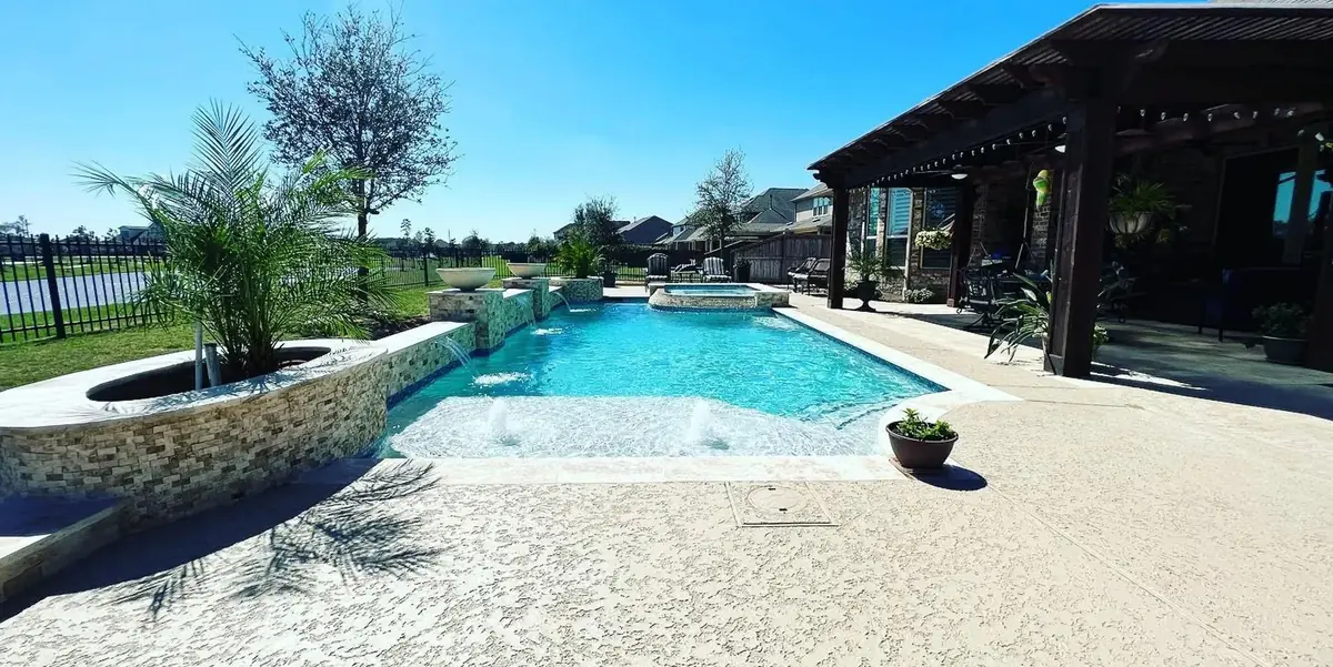 Restored pool or backyard by Elite Outdoor Services