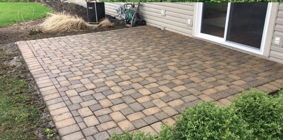 After: Paver patio restoration