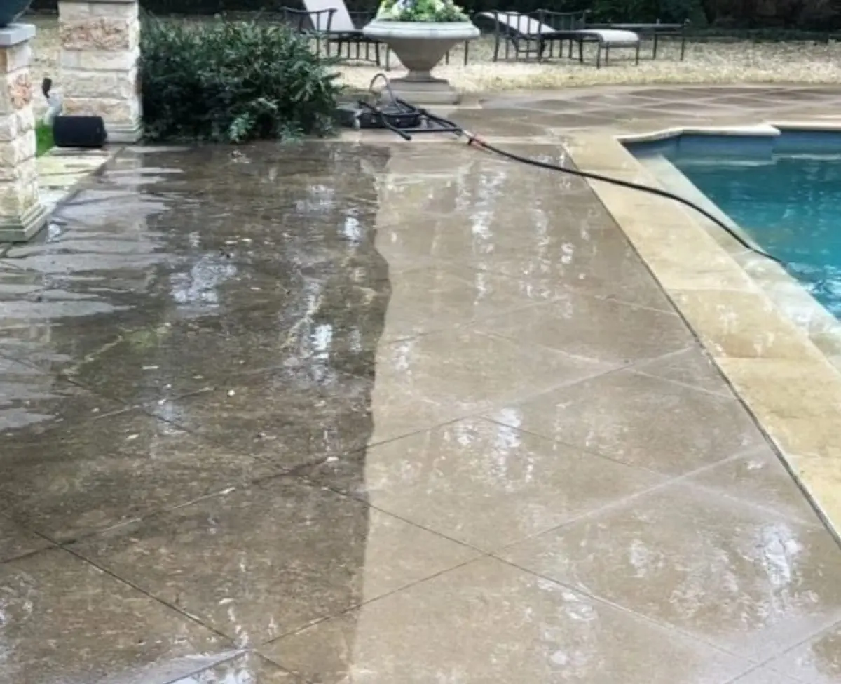 Restored pool or backyard by Elite Outdoor Services